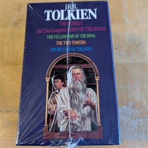 J.R.R Tolkien Box Set The Hobbit and The Lord Of The Rings Trilogy 1982 New Open